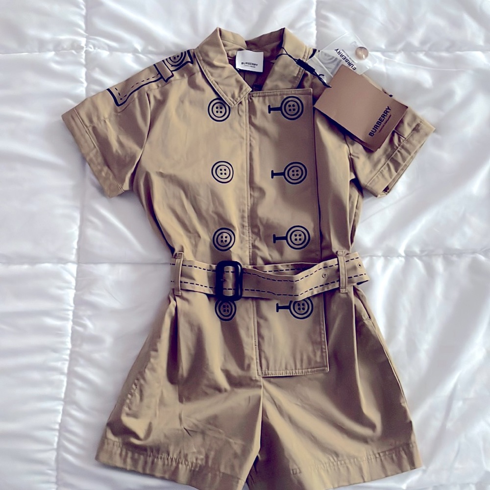 Girls Burberry Romper